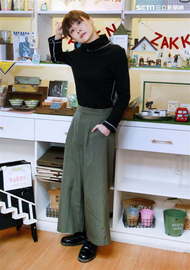 鄭宜農三立新聞網專訪。（記者邱榮吉/攝影）