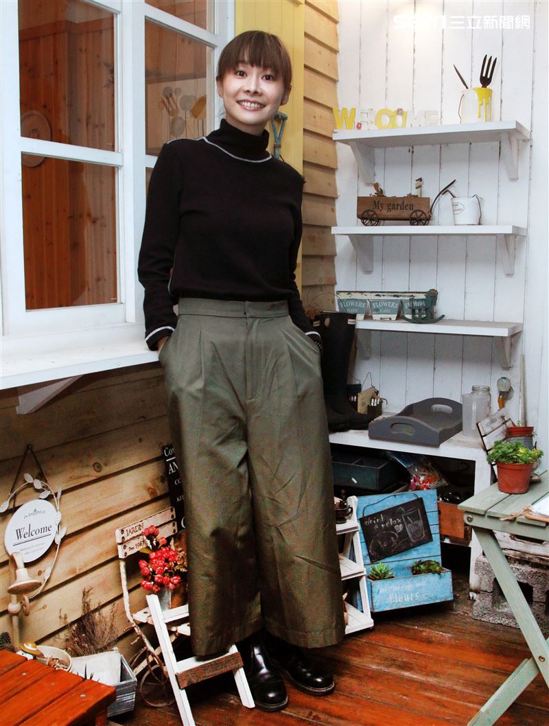 鄭宜農三立新聞網專訪。（記者邱榮吉/攝影）