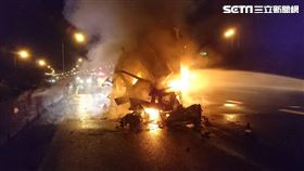 桃園,國道,火燒車,母女,焦屍