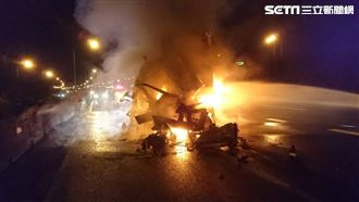 駕駛目睹妻小成焦屍　國道警含淚發文