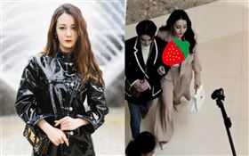 迪麗熱巴劇組遭偷拍！「邪惡視角」深V照外流…粉絲怒了（圖／翻攝自微博）