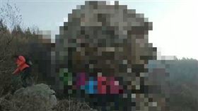 這也能山寨？山東驚現獅身人面像　大媽打卡狂讚：鬼斧神工
圖／翻攝自微博