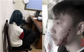 在一起2年分手！女友求「最後擁抱」…下秒拿刀狠割男友臉（圖／翻攝自微博）
