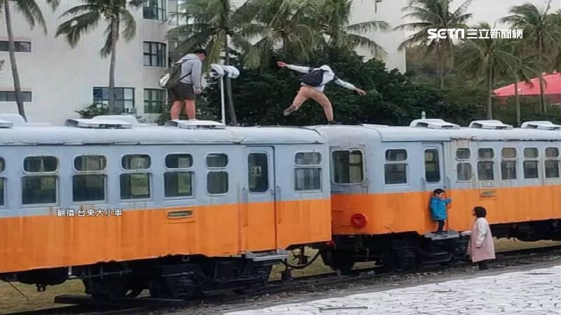 少年爬「光華號」車頂　驚險跨越車廂