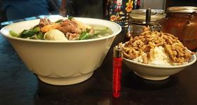 什錦麵,滷肉飯,麵攤,台中,佛心,老闆,便宜　圖／翻攝爆廢公社公開版