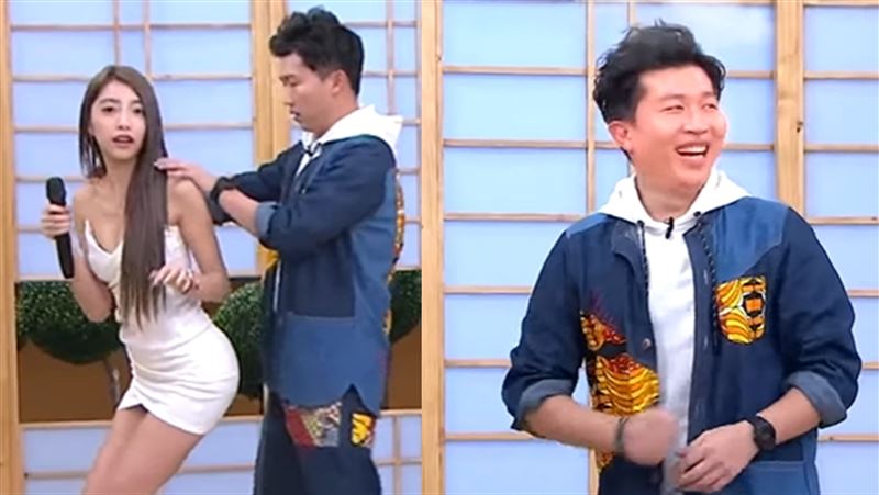正妹搭訕心機猛攻　美尻直貼張立東