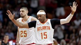 ▲卡特（Vince Carter）生涯1500場出賽。（圖／美聯社／達志影像）