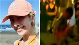 內衣名模遭家暴！17歲展星味　春吶「觀音坐蓮」外流爆紅（圖／翻攝臉書、YouTube）