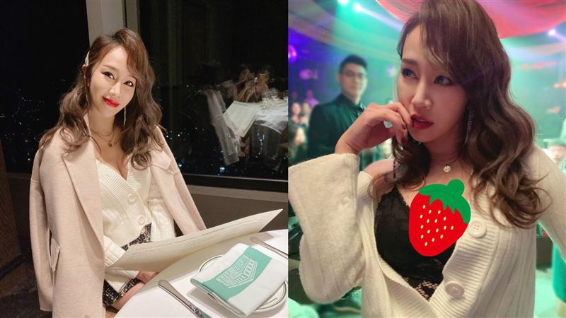 最美空姐解放雙乳！深溝夾鈔票玩超大