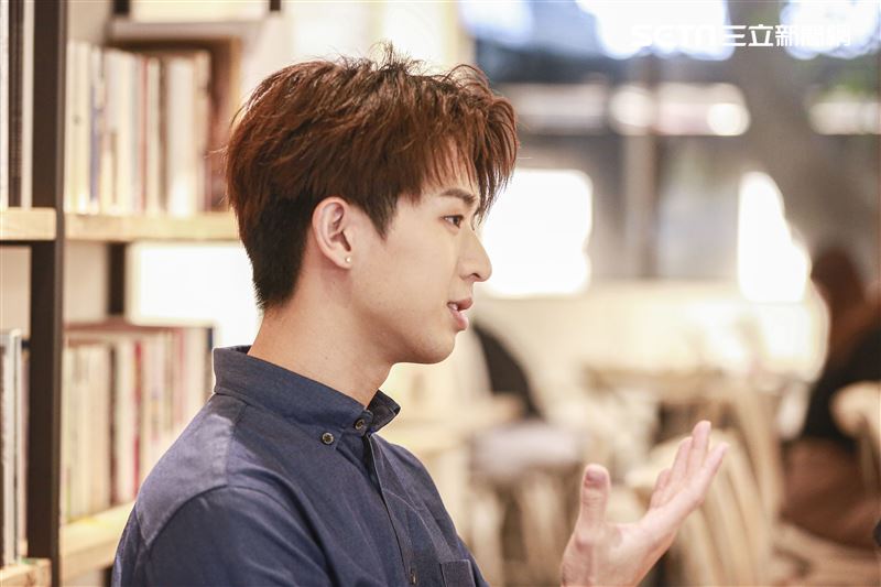 林亭翰接受三立新聞網專訪。（圖／記者林士傑攝影）