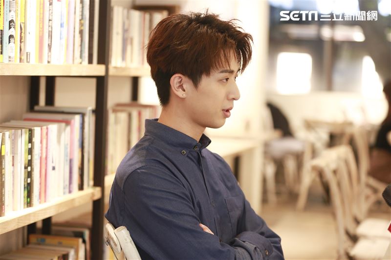 林亭翰接受三立新聞網專訪。（圖／記者林士傑攝影）