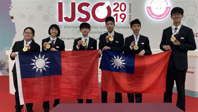 世界第2！國中科學競賽台灣勇奪6金