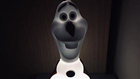 雪寶,夜燈,恐怖,冰雪奇緣（圖／翻攝自爆怨公社臉書）