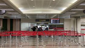 松山機場 遠航空景(記者：馮珮汶拍攝)