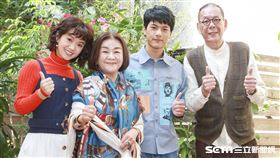 《老姑婆的古董老菜單》探班,龍劭華,吳秀珠,嚴正嵐,李冠毅（圖／記者林士傑攝影）