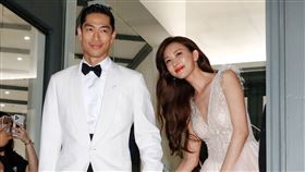 林志玲和AKIRA世紀婚禮。（圖／記者林聖凱攝影）