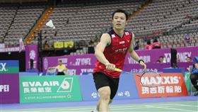 台北羽賽男單  王子維首輪出局（1）台北羽球公開賽4日進行第2天賽程，「羽球王子」王子維（圖）在男單賽程對戰法國選手克拉爾布特（Lucas Claerbout），因急欲求勝及專注度不夠，不敵法國選手克拉爾布特，首輪遭到淘汰。中央社記者裴禛攝  108年9月4日
