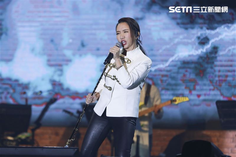 陶晶瑩參加pchome雙十二演唱會。（圖／記者林士傑攝影）