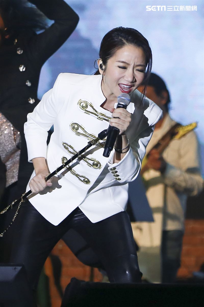 陶晶瑩參加pchome雙十二演唱會。（圖／記者林士傑攝影）