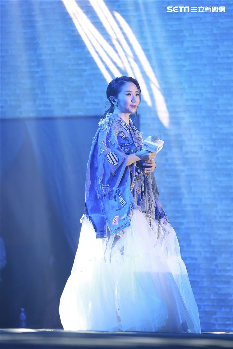 陶晶瑩參加pchome雙十二演唱會。（圖／記者林士傑攝影）