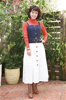 老姑婆的古董老菜單演員嚴正嵐。（圖／記者林士傑攝影）