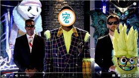 ▲溜馬球星歐拉迪波（Victor Oladipo）上《蒙面歌王》。（圖／翻攝自YouTube）