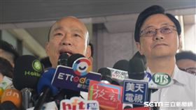 韓國瑜 張善政  記者林恩如攝影