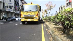 嘉義打擊空氣污染  亞太電信助陣嘉義市政府攜手亞太電信，於市內密布250點空氣品質感測器，除即時監控街道空氣品質外，也主動加派洗掃街車，減緩空氣污染。（亞太電信提供）中央社記者江明晏傳真  108年12月13日