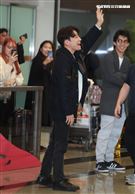 以「月薪嬌妻｣演員身分爆紅星野源，飛抵台北會粉絲。（記者邱榮吉/攝影）