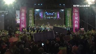 蔡英文、陳明文造勢　破萬支持者相挺