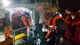 澎湖東吉長者病發　海巡馳援送醫