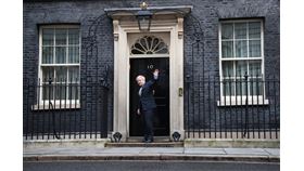 英國下議院選舉落幕，希望續留歐盟的蘇格蘭首席大臣施特金選後重提再度舉辦獨立公民投票的意願，但首相強生（圖）說，他不會同意。（圖取自twitter.com/10DowningStreet）