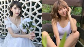 林明禎參加真人秀節目首次穿婚紗亮相。（圖／種子音樂提供）