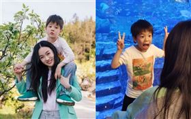 霍思燕的兒子「嗯哼」（杜宇麒）7歲開始掉牙。霍思燕微博