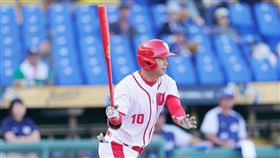 味全龍黃柏豪 。（圖／中職提供）