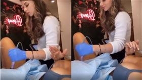 直播「私密處護膚」雙腿大開被看光…爆乳女星：有教育意義（圖／翻攝自Farrah Abraham IG）