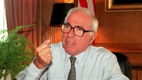 New U.S. Ambassador to France Felix G. Rohatyn speaks during an interview with the Associated Press at the U.S embassy in Paris Sept. 11, 1997. Rohatyn, a respected investment banker and major Democra