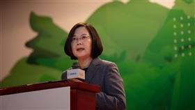 蔡英文總統16日上午出席「全國觀光政策發展會議開幕」。（圖／總統府提供）