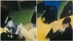  上課太吵！3童遭幼稚園師「拿牙籤刺臉」畫面曝光家長心碎（圖／翻攝自閃電視頻）
