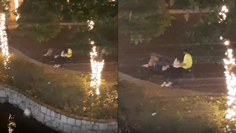 耶誕城曬恩愛？小情侶探索肉體半小時