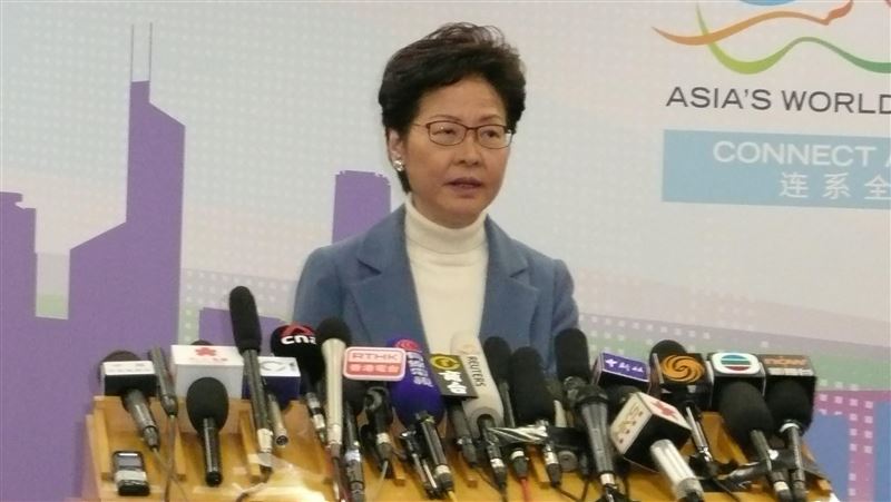 受習近平力挺！林鄭：繼續止暴制亂