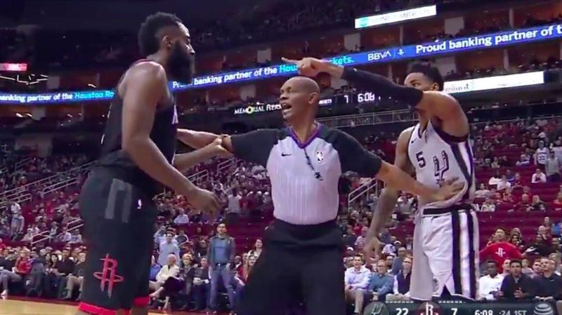 NBA／遭哈登衝撞…馬刺小將怒還擊