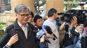 曾參加2018年台北市長選舉的吳萼洋，到高等法院關心丁守中的選舉無效之訴結果。（圖／記者楊佩琪攝）