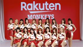 ▲樂天桃猿記者會，樂天啦啦隊新裝亮相。（圖／記者林聖凱攝影）