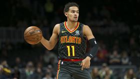 ▲楊恩（Trae Young）42分4籃板8助攻，老鷹慘輸尼克東區墊底。（圖／美聯社／達志影像）