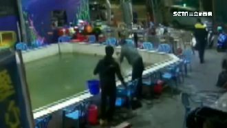 半夜撈蝦上網賣！釣蝦場誤養偷蝦賊