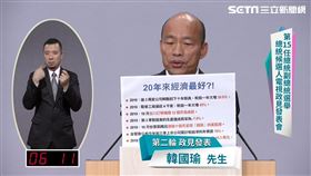 首場總統政見會第二輪，韓國瑜
