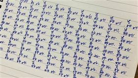 髒話,罰寫,三寶,破功(翻攝自爆廢公社)