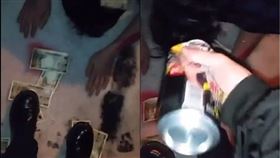 私刑,偷吃,踩頭,啤酒,渣男(翻攝自推特)