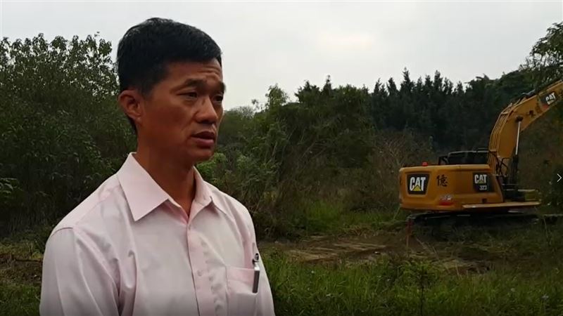 砂石場未填廢物　李明哲嗆：你來嘗